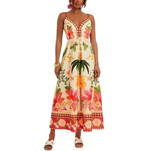 Camila Blanco Womens  Maxi Dress